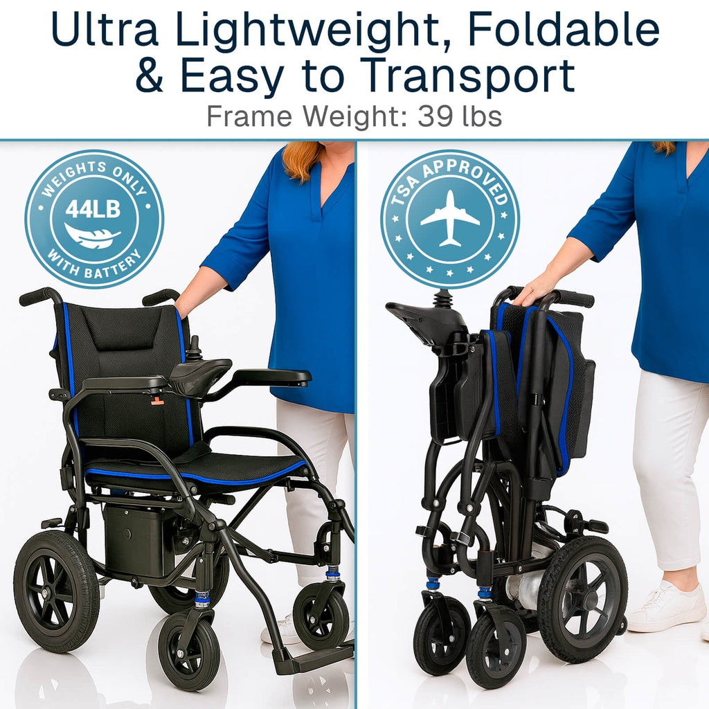 Air Frame Aluminum Power Wheelchair