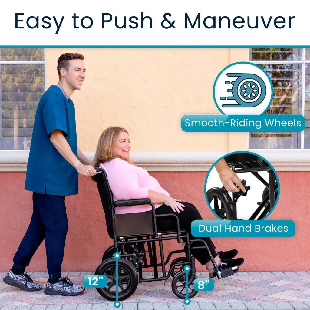 *Inspected Return* Bariatric Transport Wheelchair