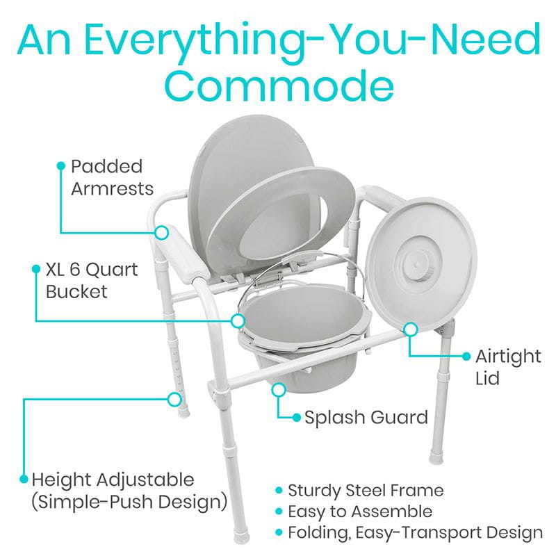Folding Commode