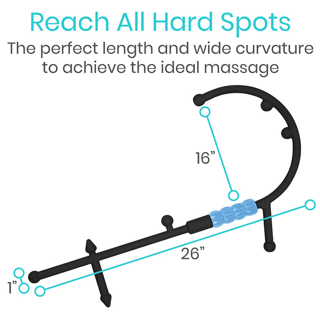 Massage Cane with Interchangeable Heads