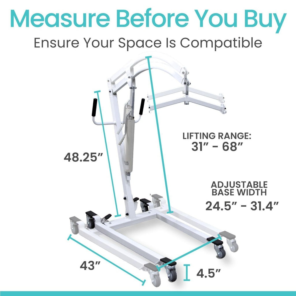 Hydraulic Patient Lift With Sling