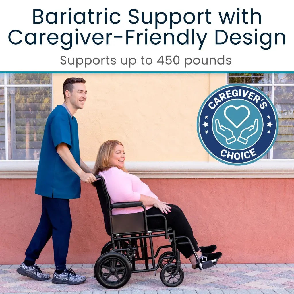 *Inspected Return* Bariatric Transport Wheelchair