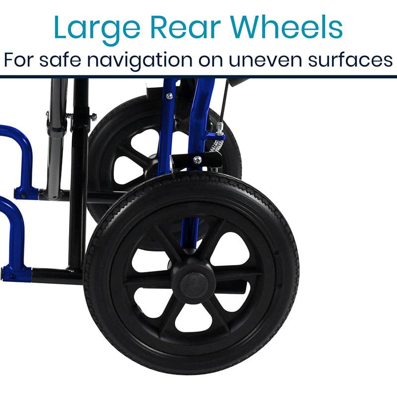 Transport Wheelchair (19", 300 lbs)