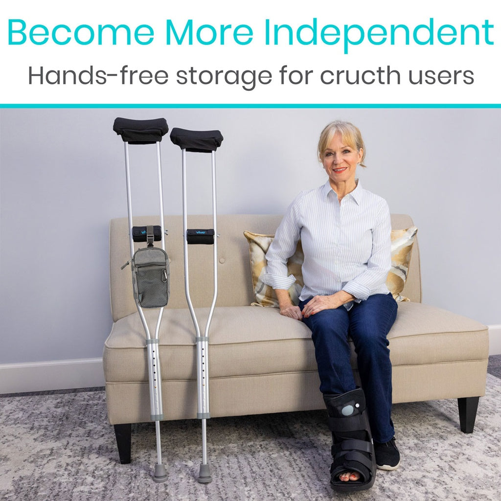 Accessory Bag for Canes and Forearm Crutches