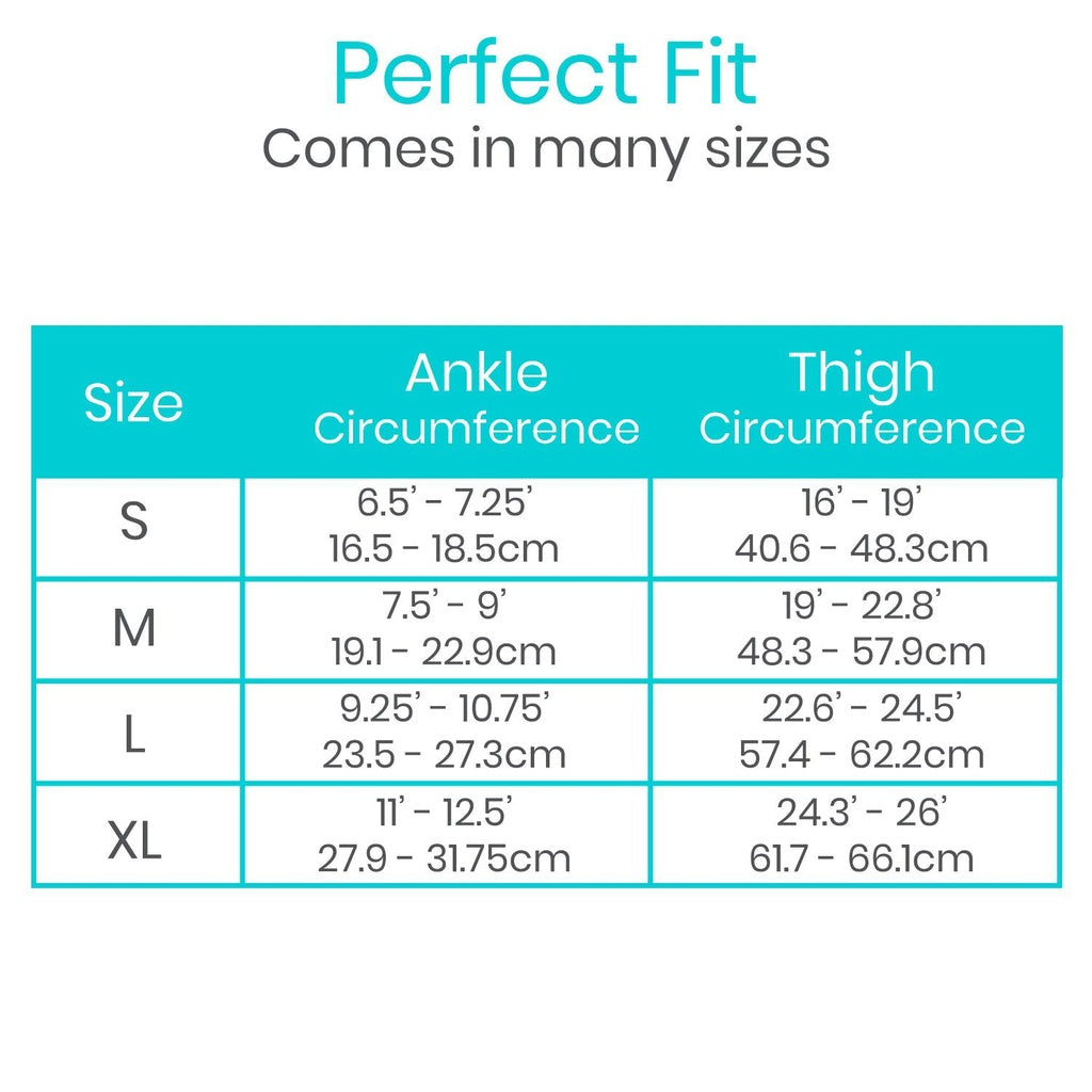Thigh High Open Toe Compression Stockings 15-20mmHg