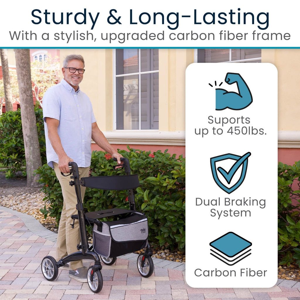 *Inspected Return* Bariatric Carbon Fiber Rollator