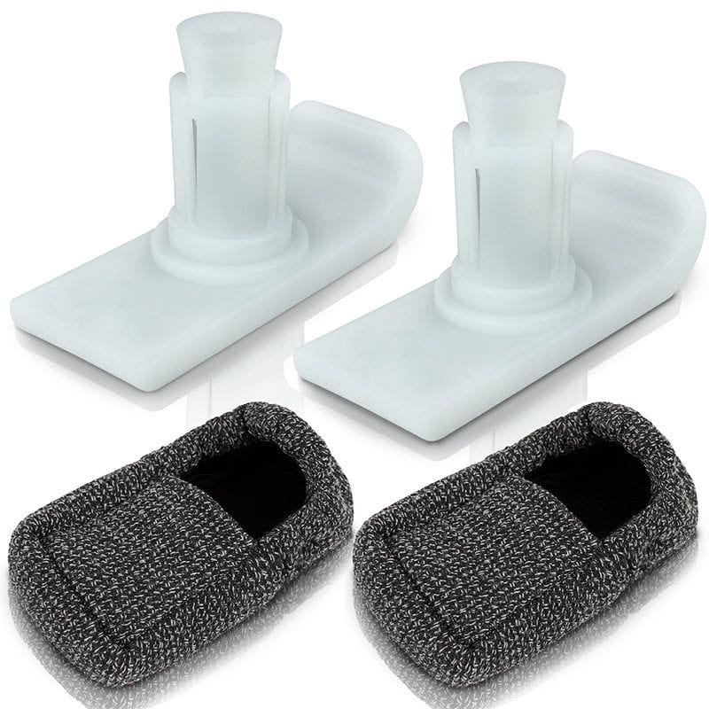 Walker Ski Glides Adjustable With Covers