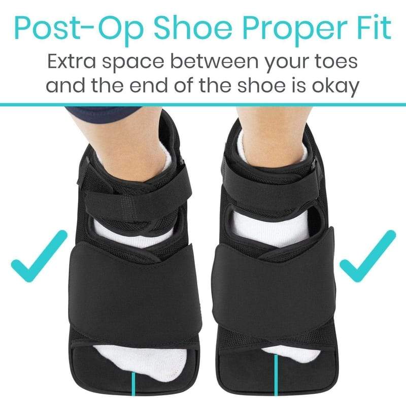 Heel Wedge Post Op Shoe With Imprinting