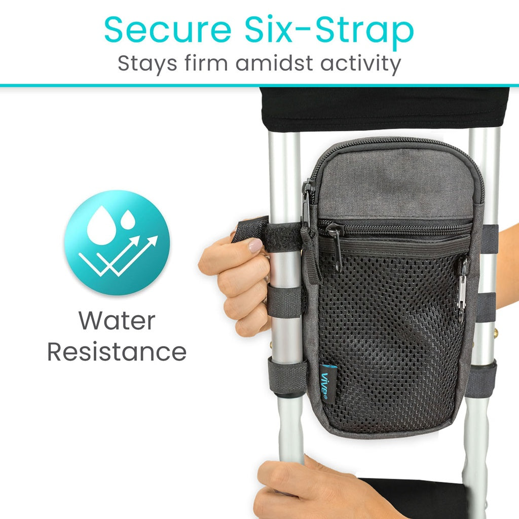 Accessory Bag for Canes and Forearm Crutches