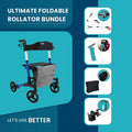 Ultimate Foldable Rollator Bundle