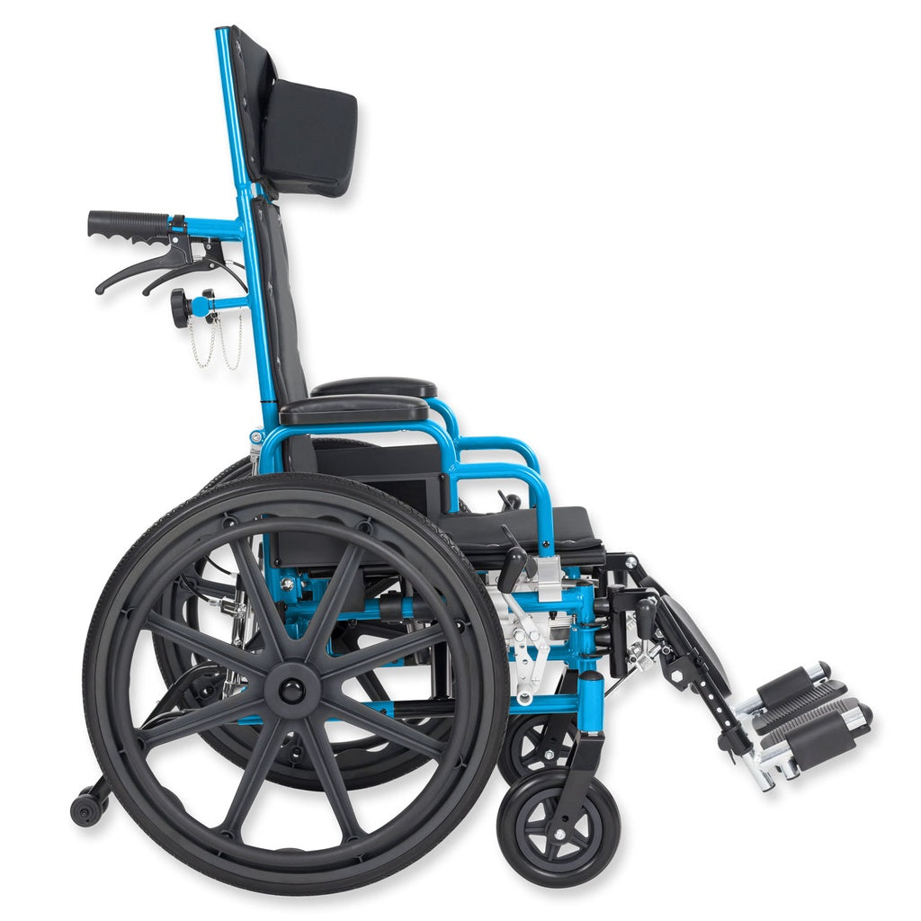 Reclining Pediatric Wheelchair (14", 150 lbs)