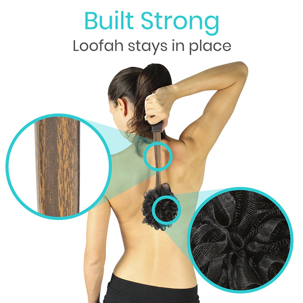 Loofah Brush Dark