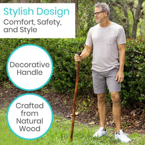 Wooden Walking Stick (2 Pack)