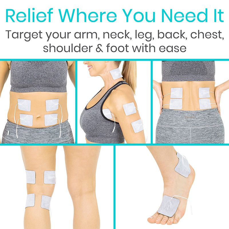TENS Electrodes (Fabric Back) - 10 Sets of 4