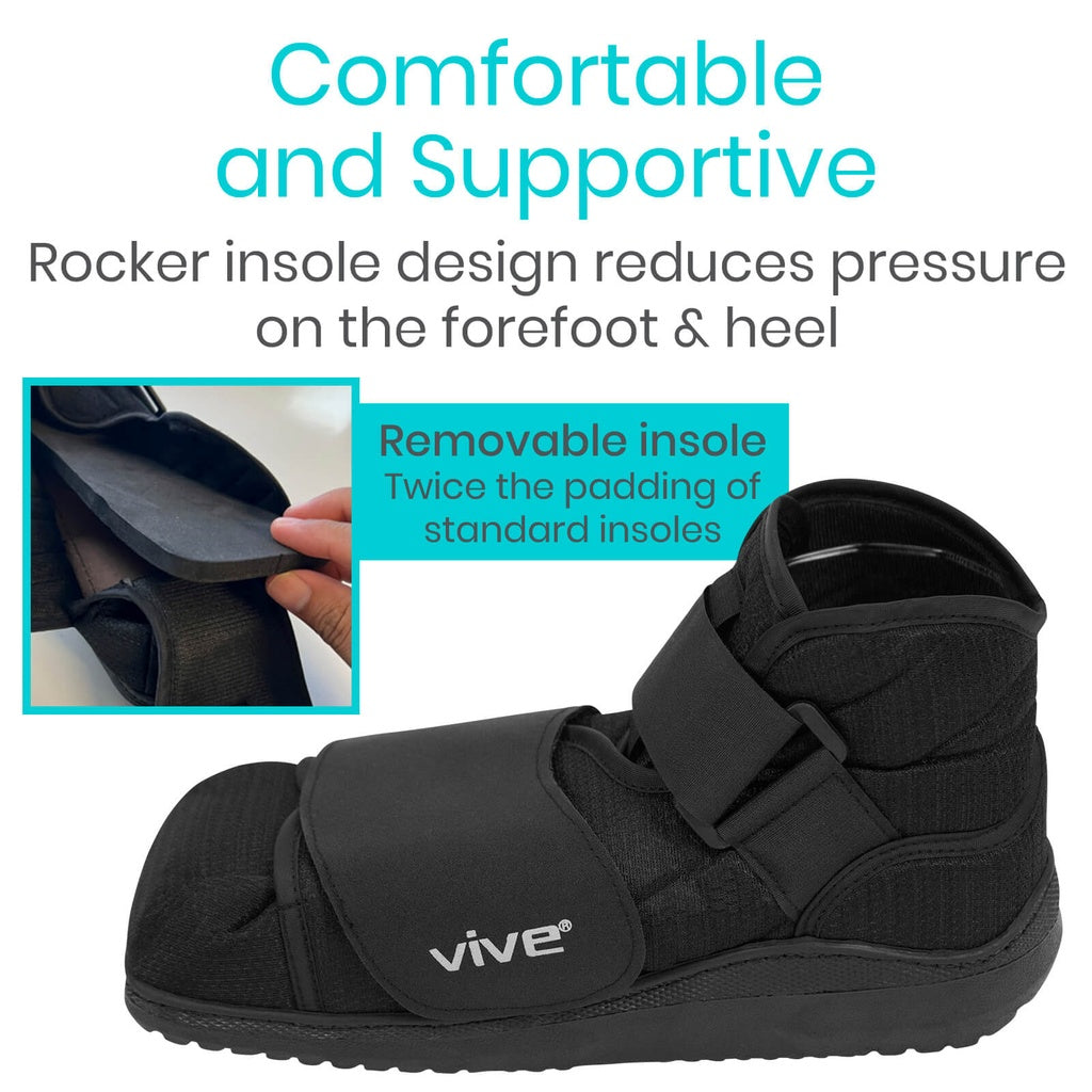Closed Toe Post OP Shoe With Imprinting