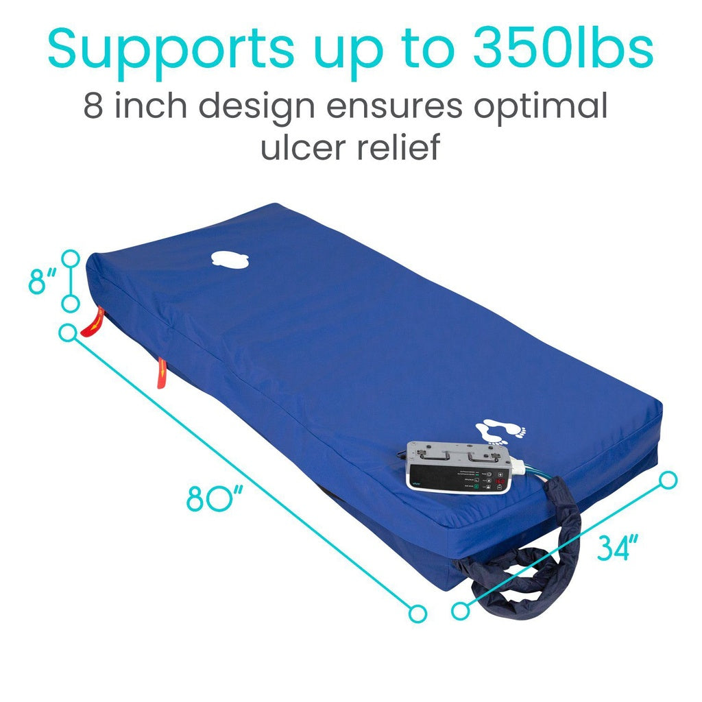 Low Air Loss Alternating Pressure Mattress 8" Pro