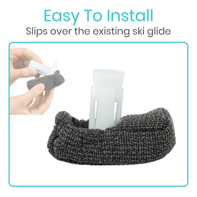 Walker Ski Glide Covers