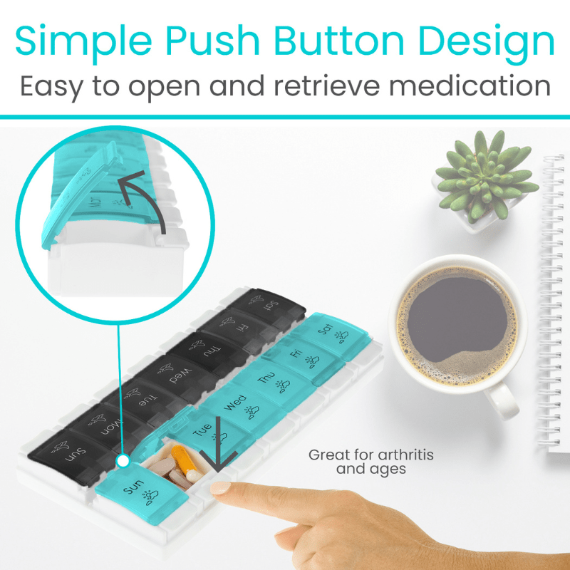 AM and PM Pill Organizer