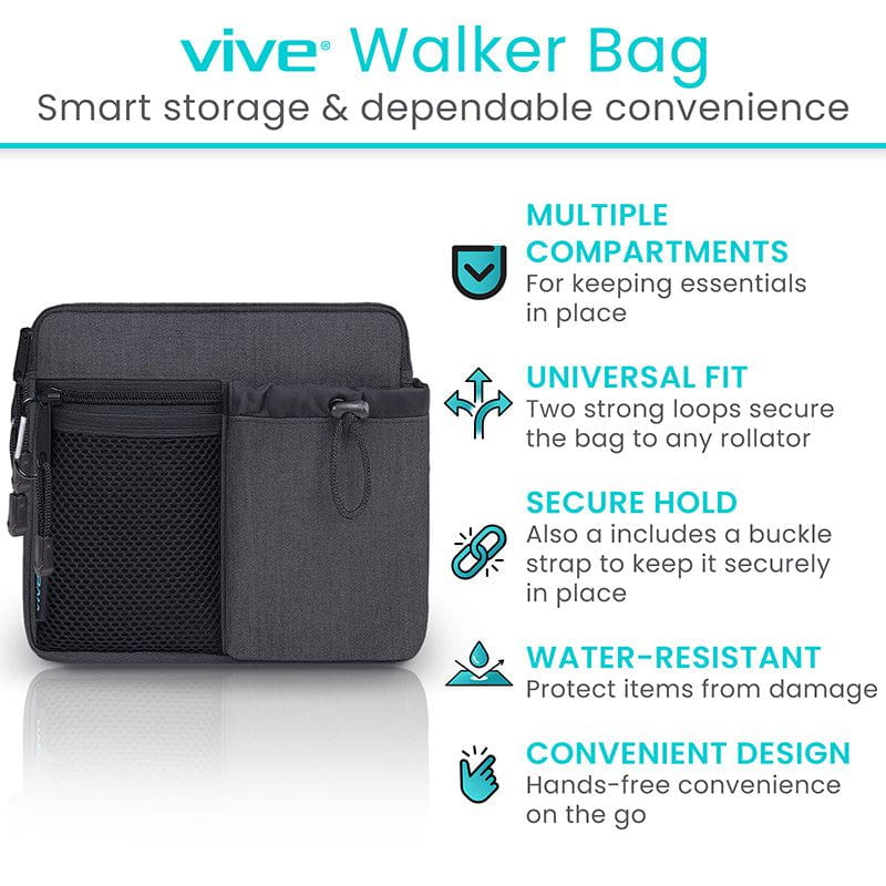 Ergonomic Rollator Bag