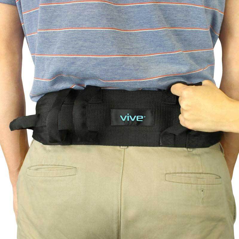 Transfer Belt with Handles - Metal Buckle