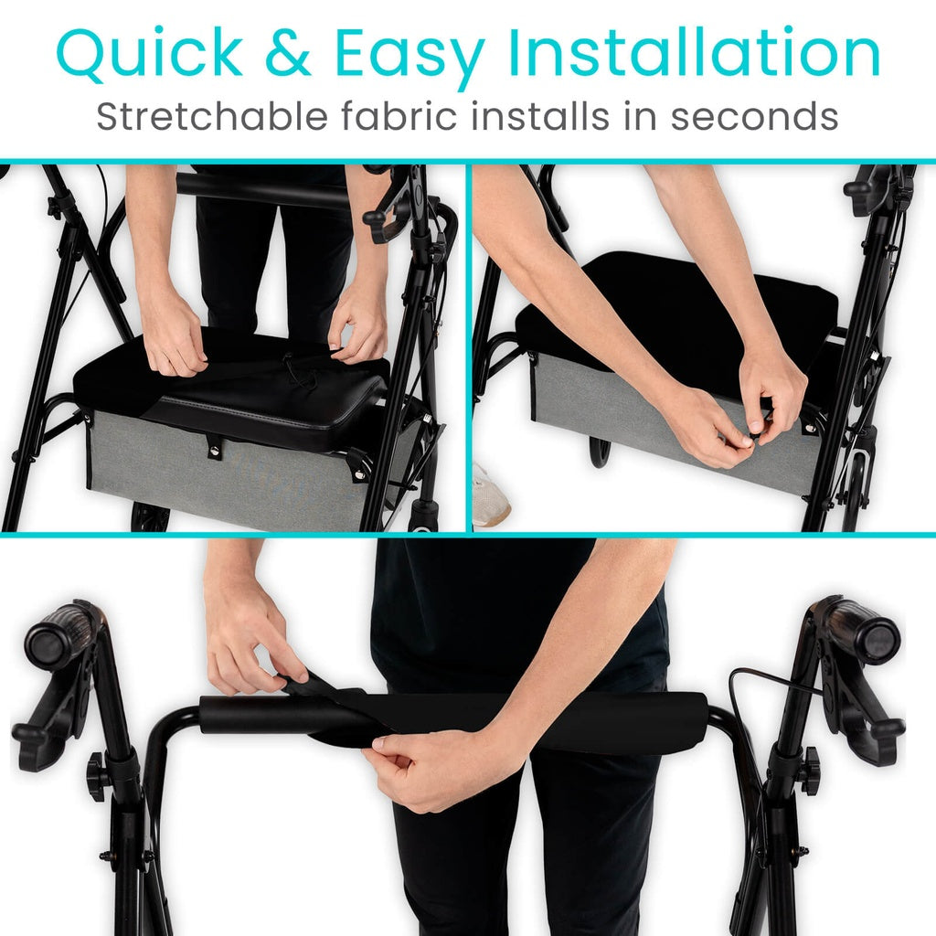 Rollator Seat and Backrest Cover