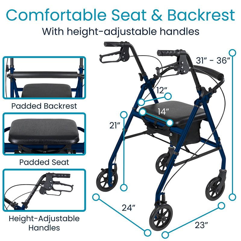 Aluminum Lightweight Rollator