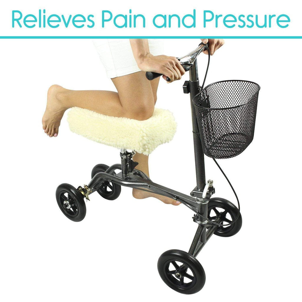 Sheepskin Knee Walker Pad