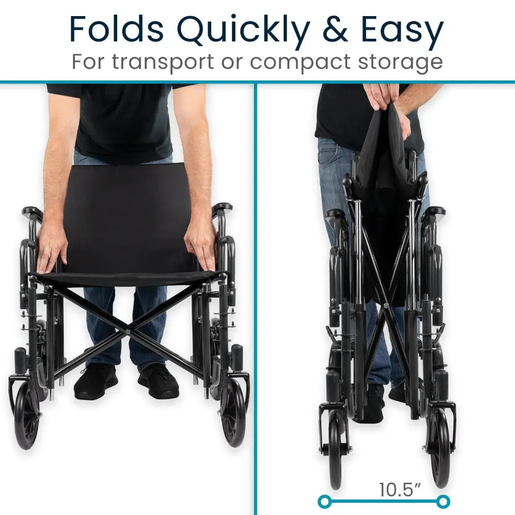 *Inspected Return* Bariatric Transport Wheelchair