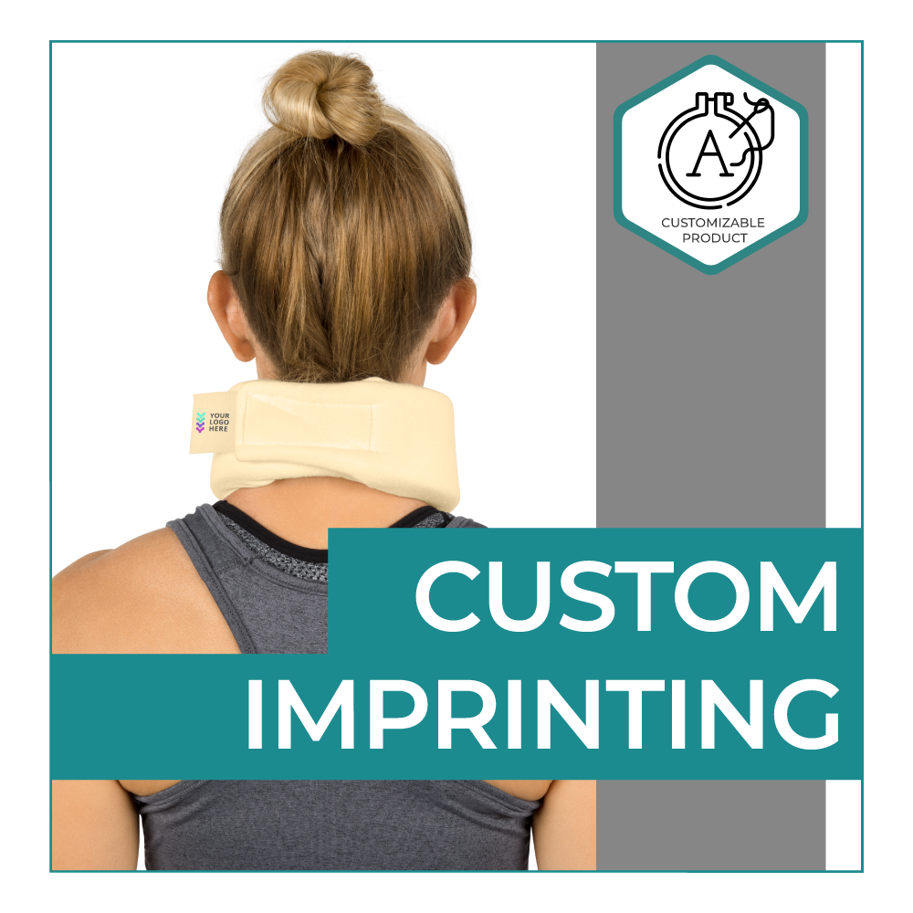 Cervical Collar - Neck Brace Thin 3'' With Imprinting