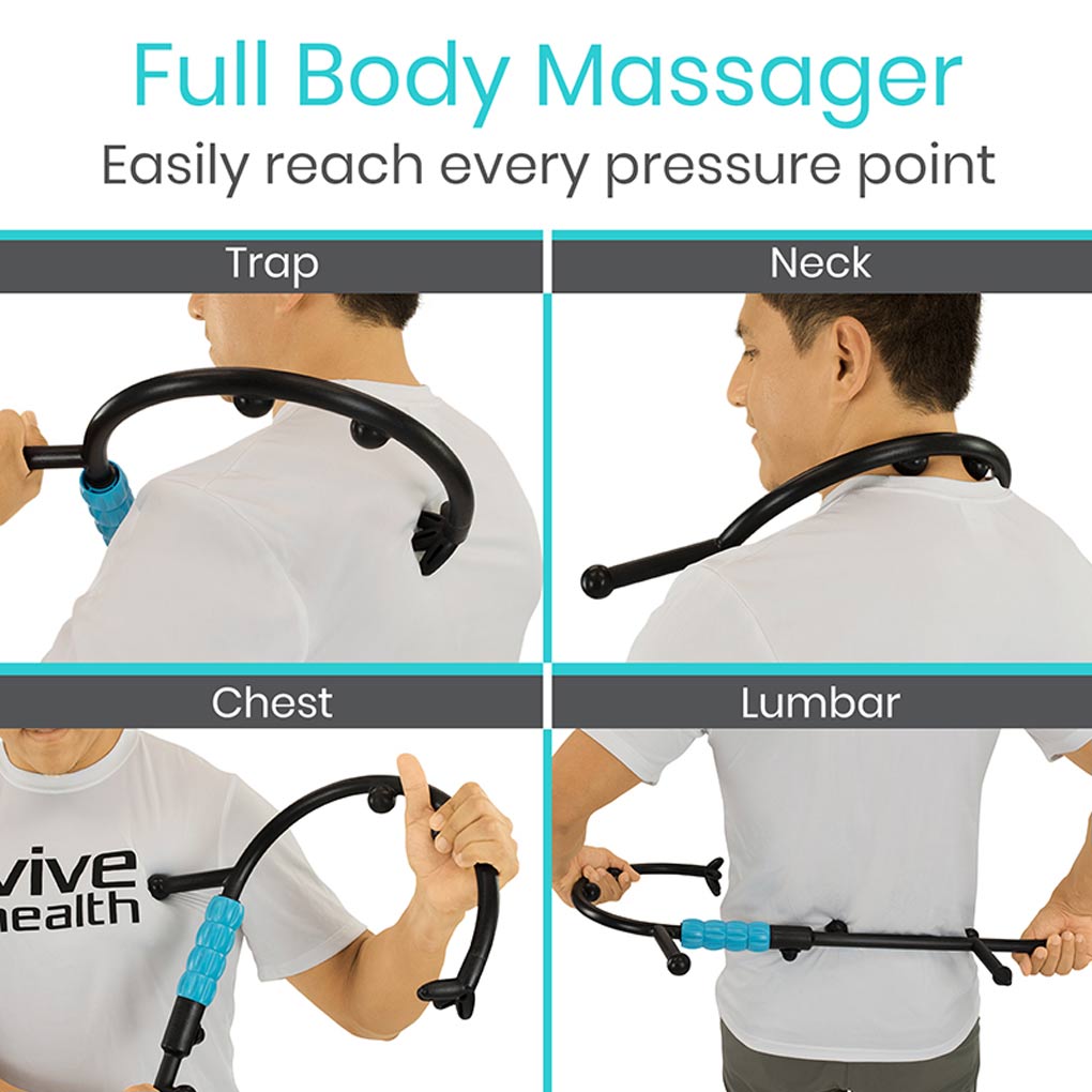 Massage Cane with Interchangeable Heads