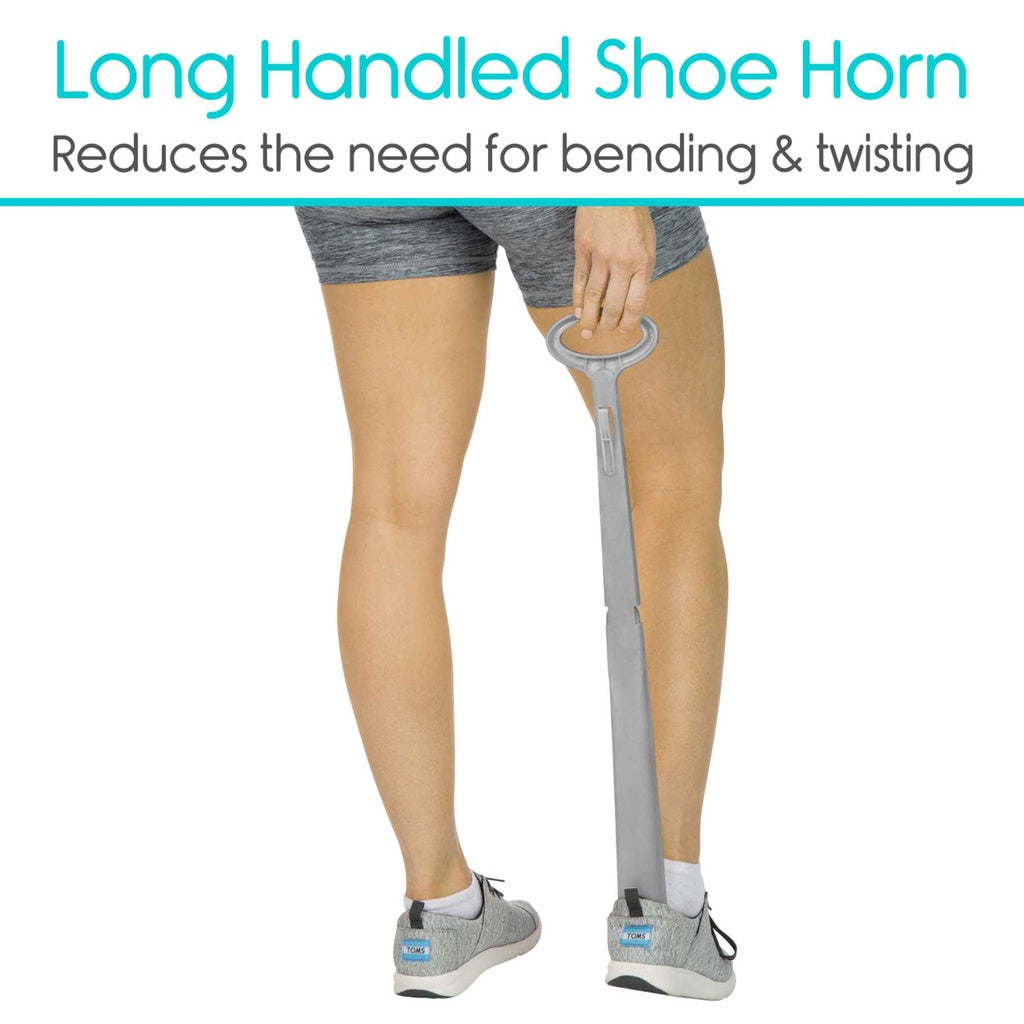 Shoehorn with Sock Remover 23"