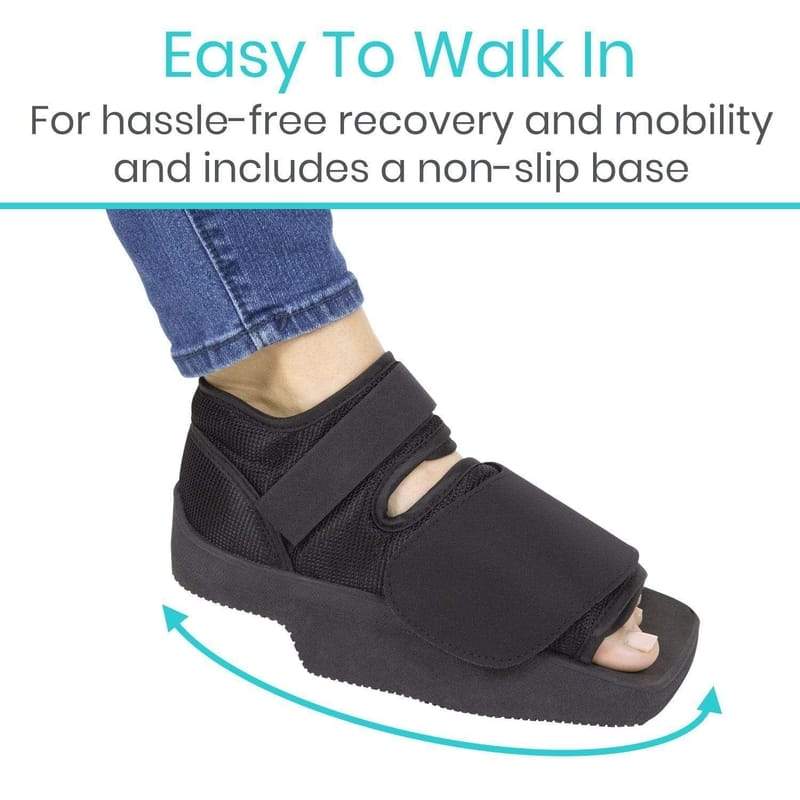 Heel Wedge Post Op Shoe With Imprinting