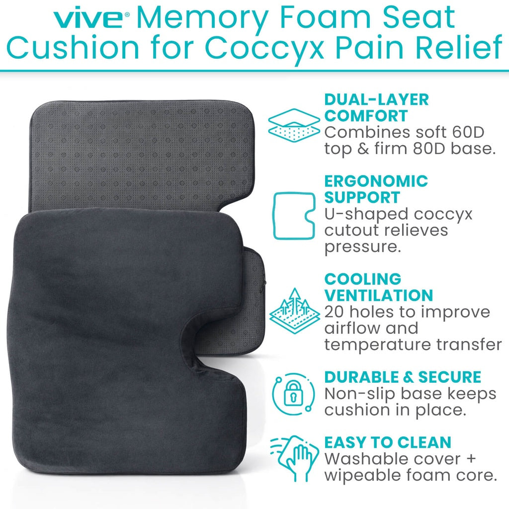 Memory Foam Seat Cushion