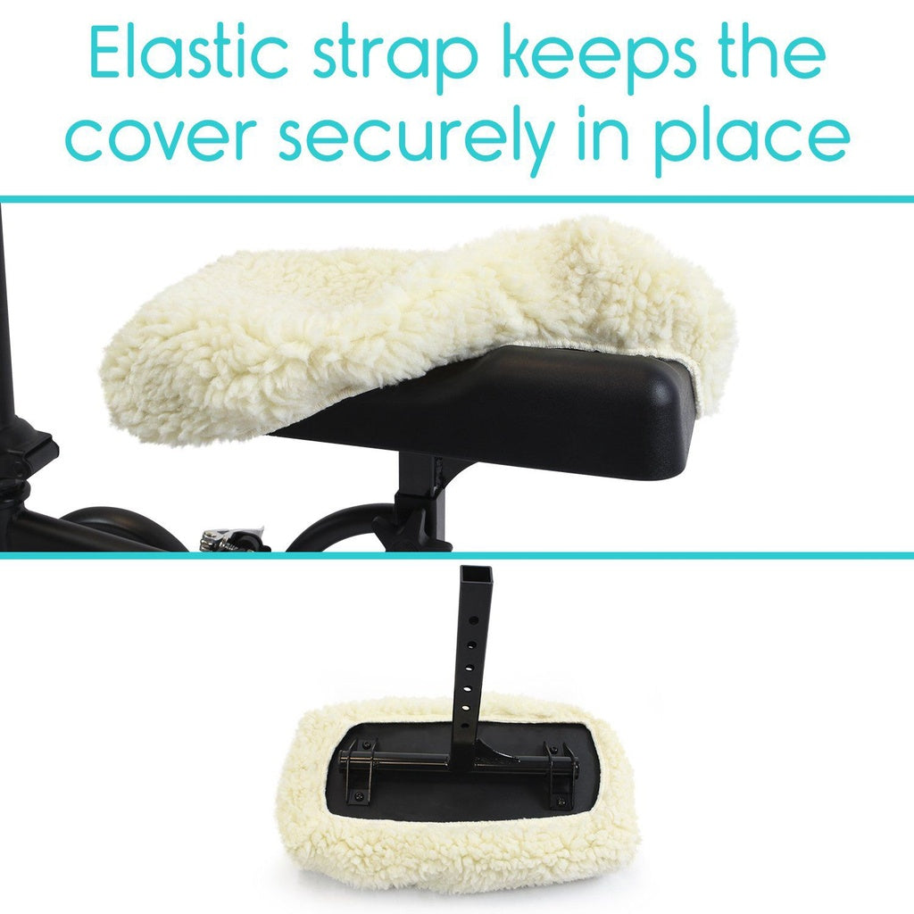 Sheepskin Knee Walker Pad