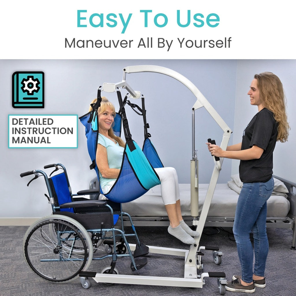 Hydraulic Patient Lift With Sling
