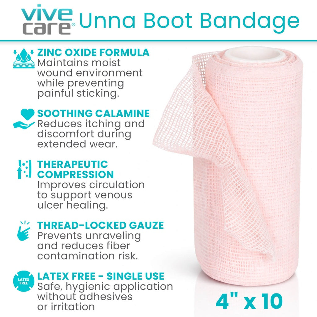 Unna Boot Bandage with Zinc Oxide and Calamine