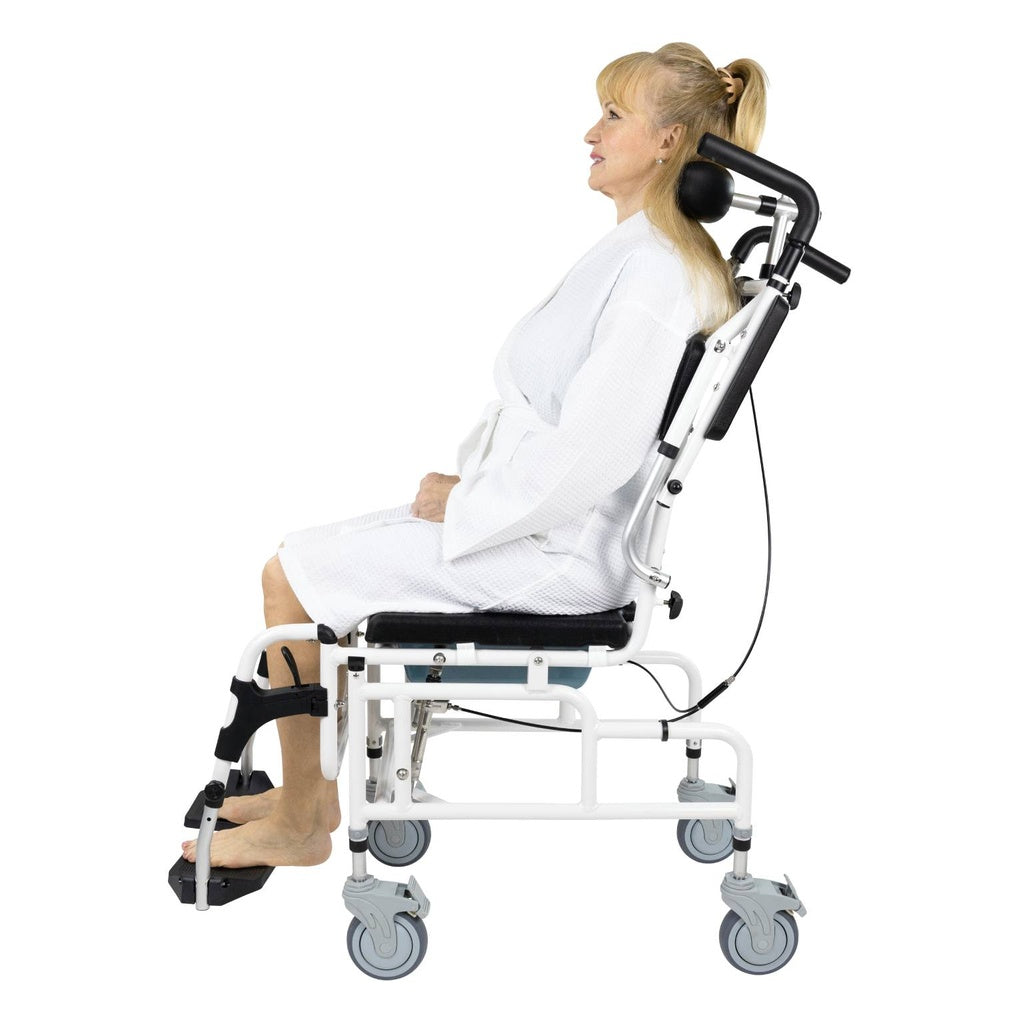 *Inspected Return* Reclining Shower Commode Transport Chair