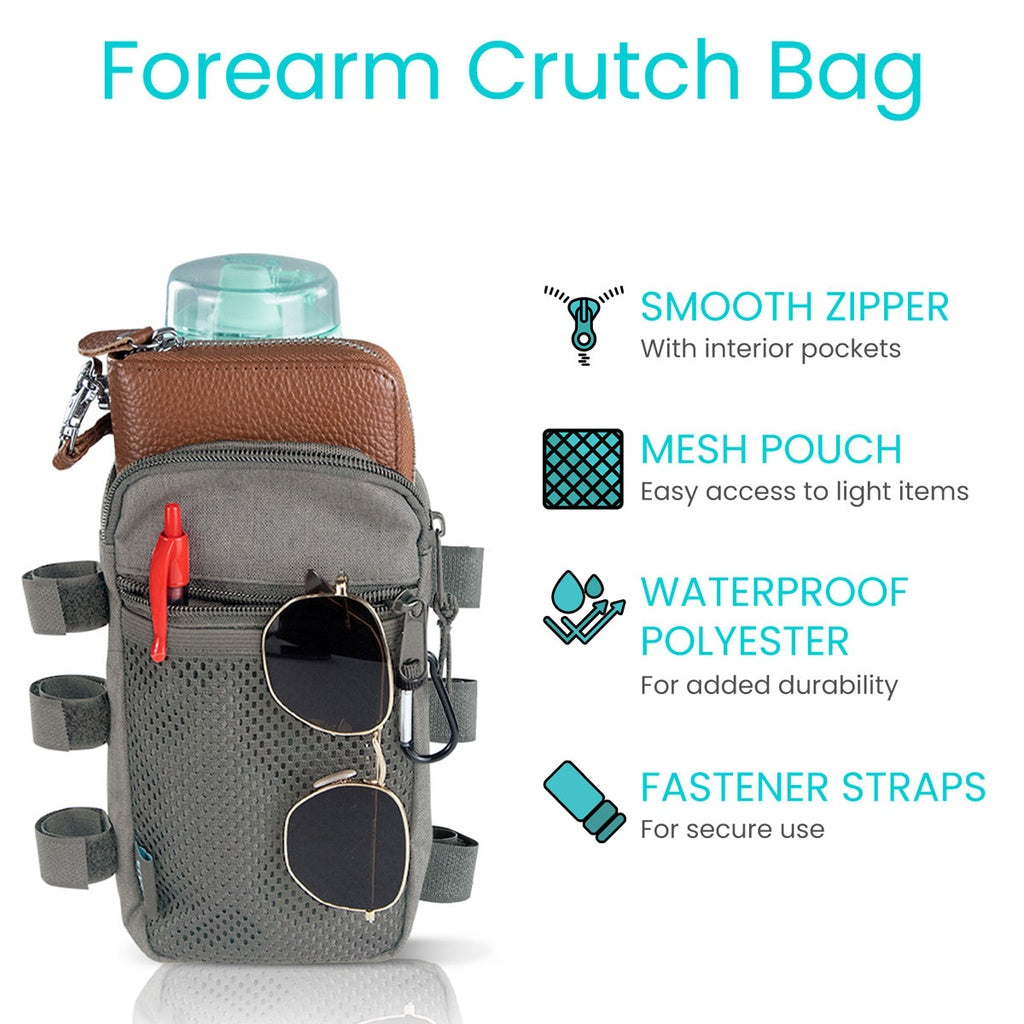Accessory Bag for Canes and Forearm Crutches