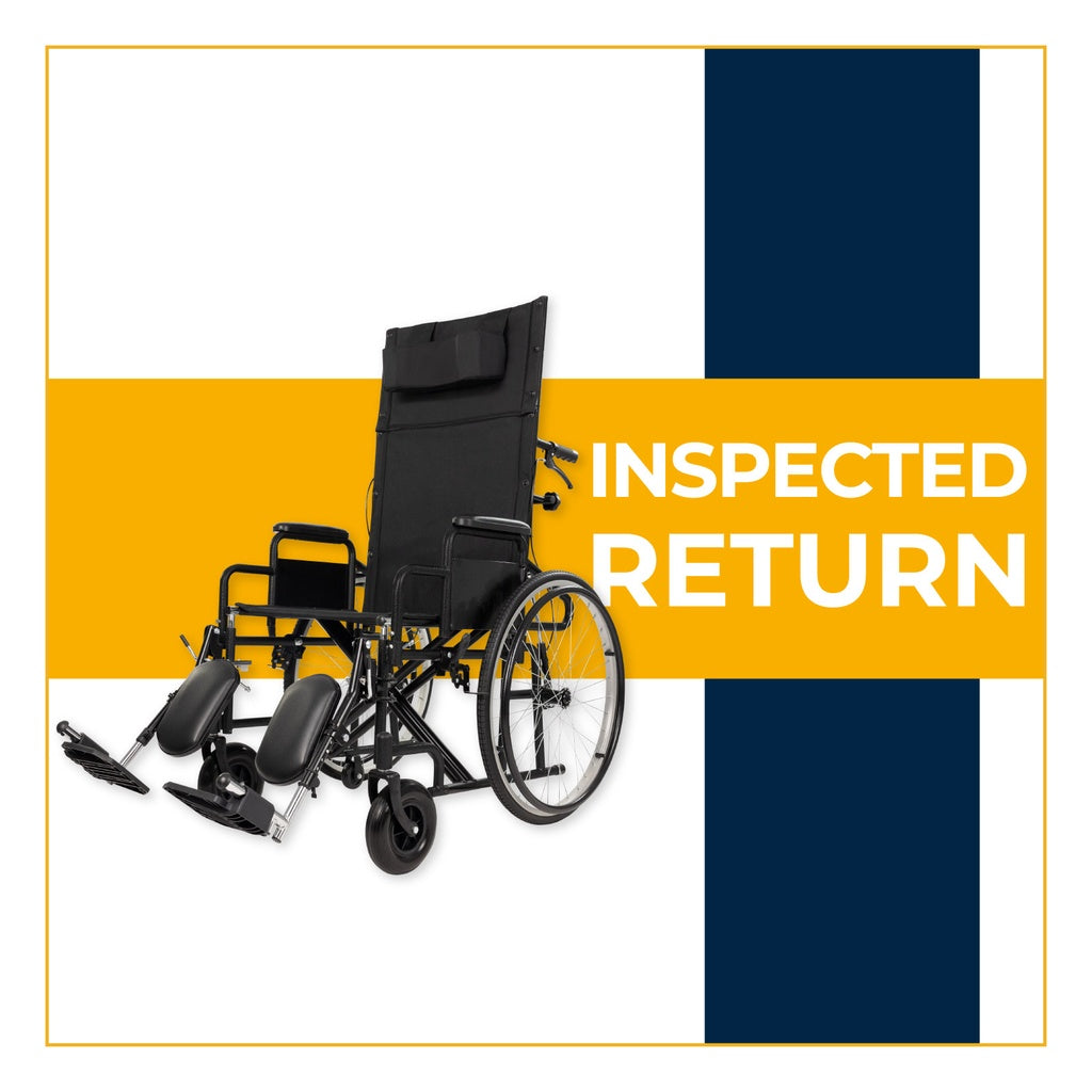 *Inspected Return* Reclining Wheelchair With Headrest