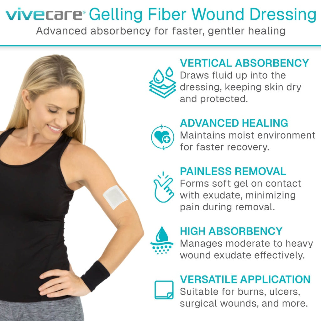 Gelling Fiber Wound Dressing