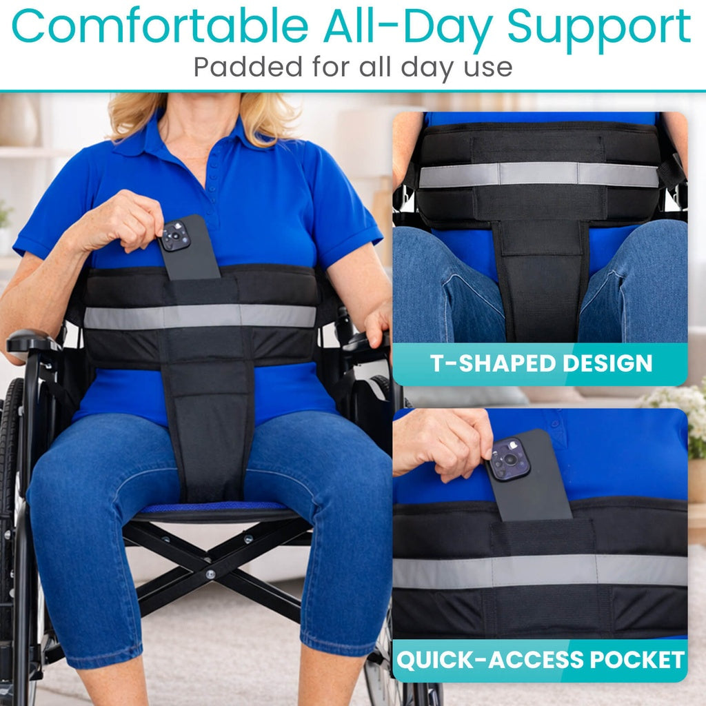 Waist and Pelvic Wheelchair Harness