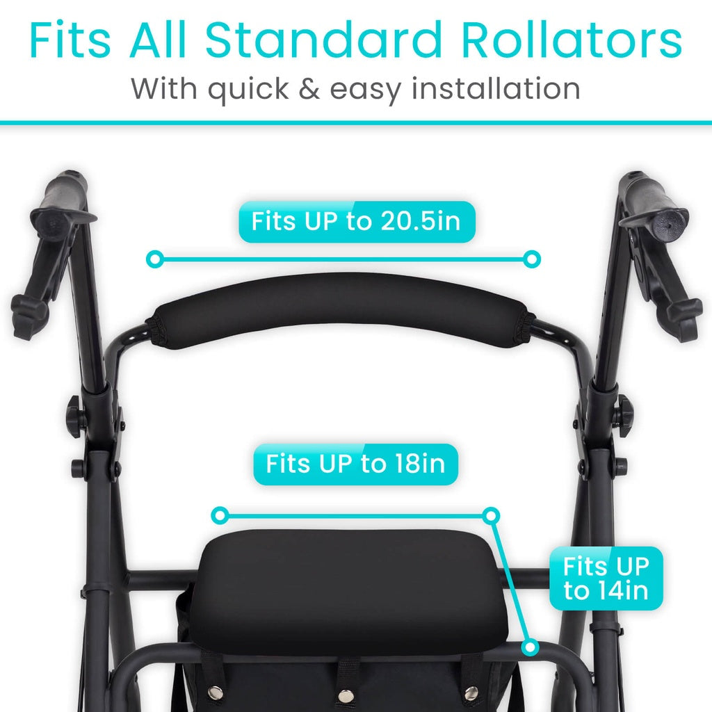 Rollator Seat and Backrest Cover
