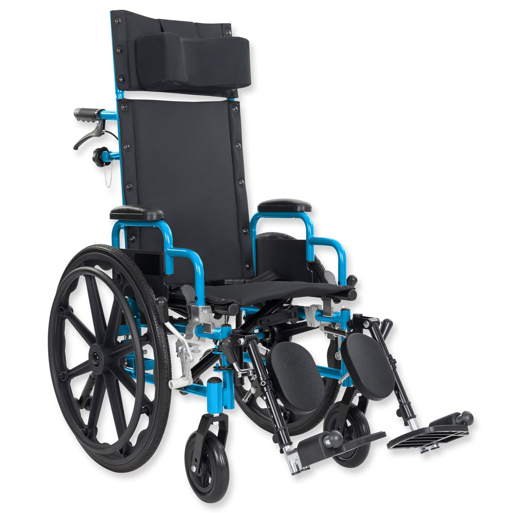 Reclining Pediatric Wheelchair (14", 150 lbs)