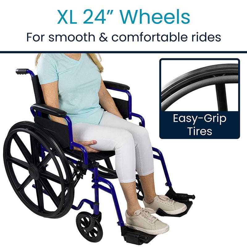 Heavy Duty Wheelchair (20", 400 lbs)
