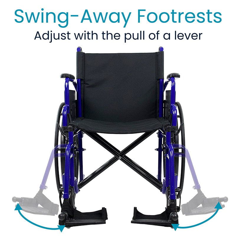 Heavy Duty Wheelchair (20", 400 lbs)