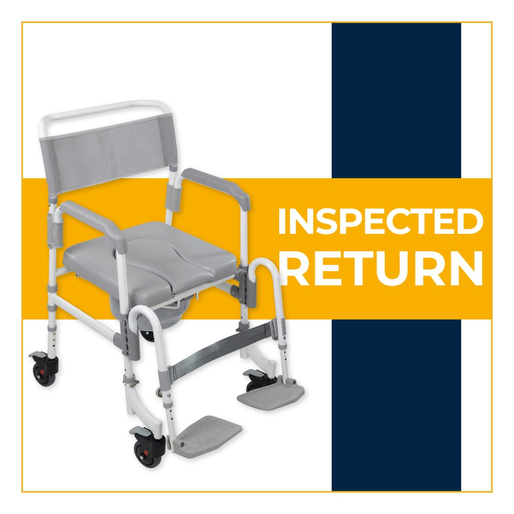 *Inspected Return* Shower Commode Transport Chair