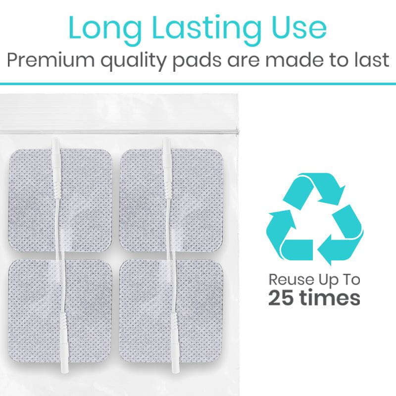 TENS Electrodes (Fabric Back) - 10 Sets of 4