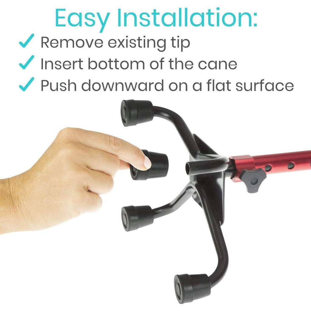 Quad Cane Replacement Tips