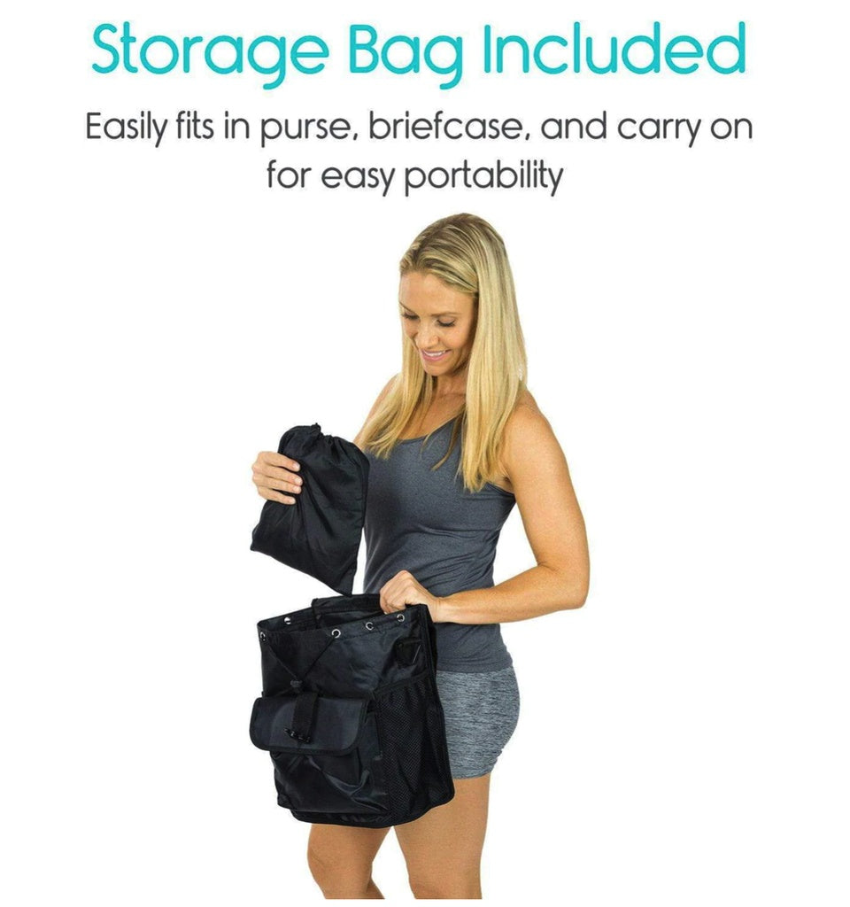 Inflatable Travel Pillow with Leg and Foot Black V2