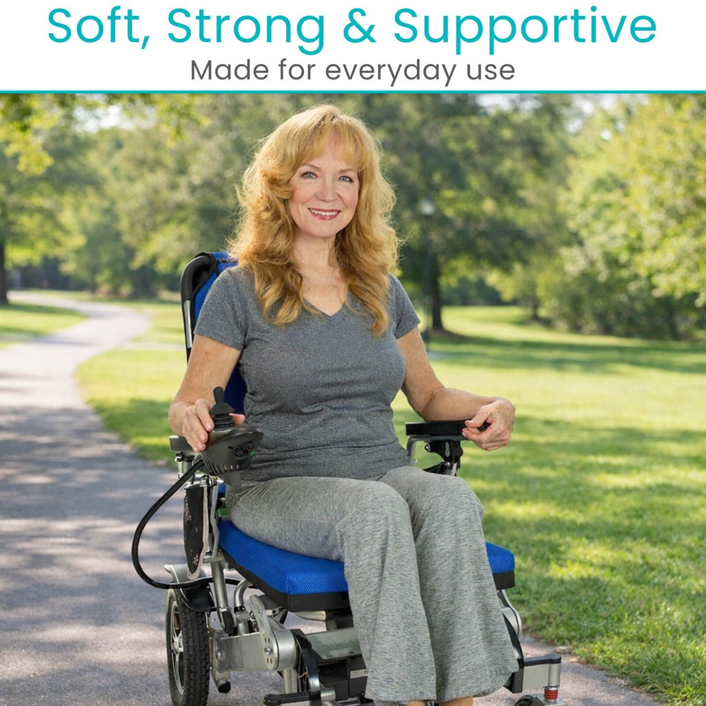 Power Wheelchair Seat Cover and Cushion